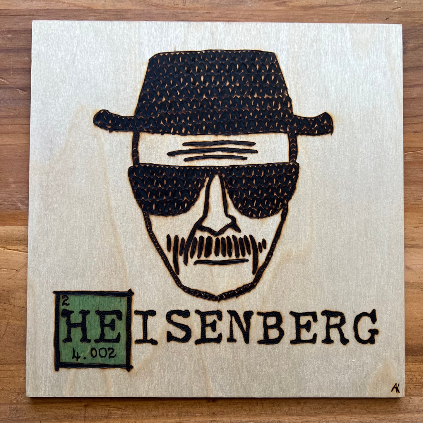 Heisenberg Wood Panel