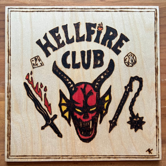 Hellfire Club Wood Panel